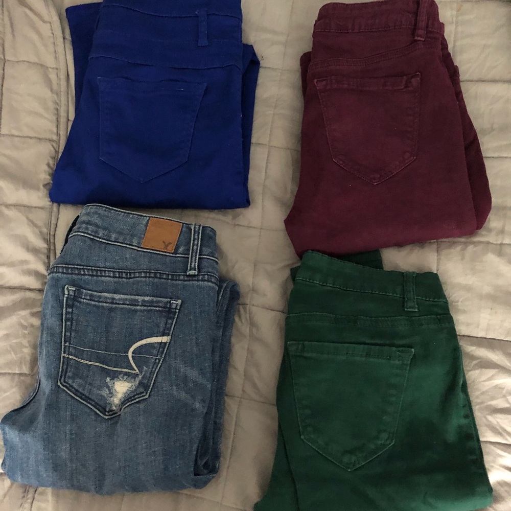 Bundle of skinny jeans. Size 2